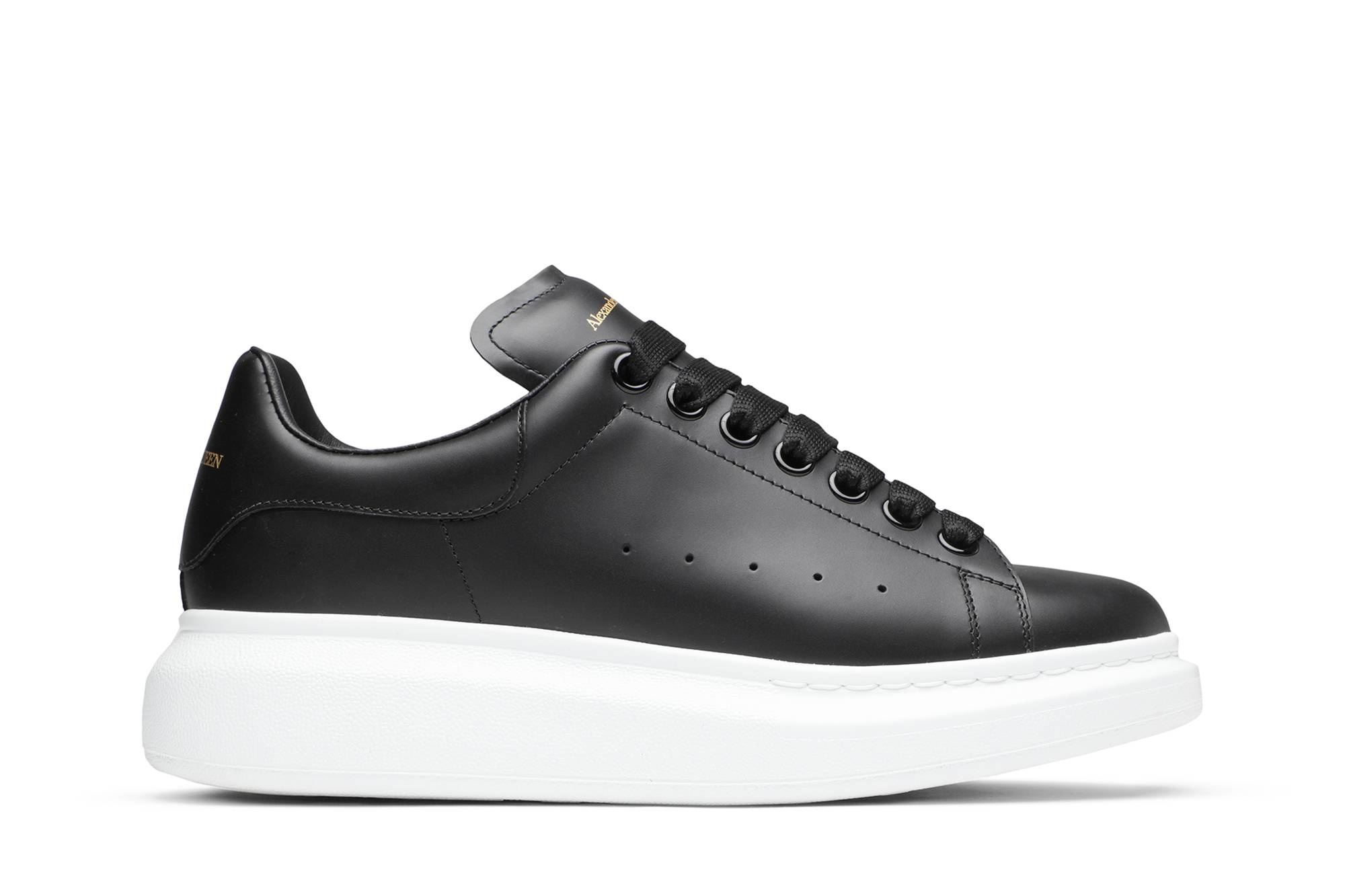 Alexander McQueen Wmns Oversized Sneaker 'Black' - 1