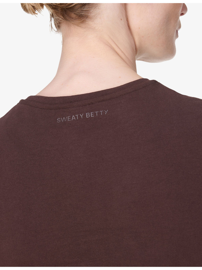 Essential Sculpt Short-Sleeve Cotton-Jersey Top 6