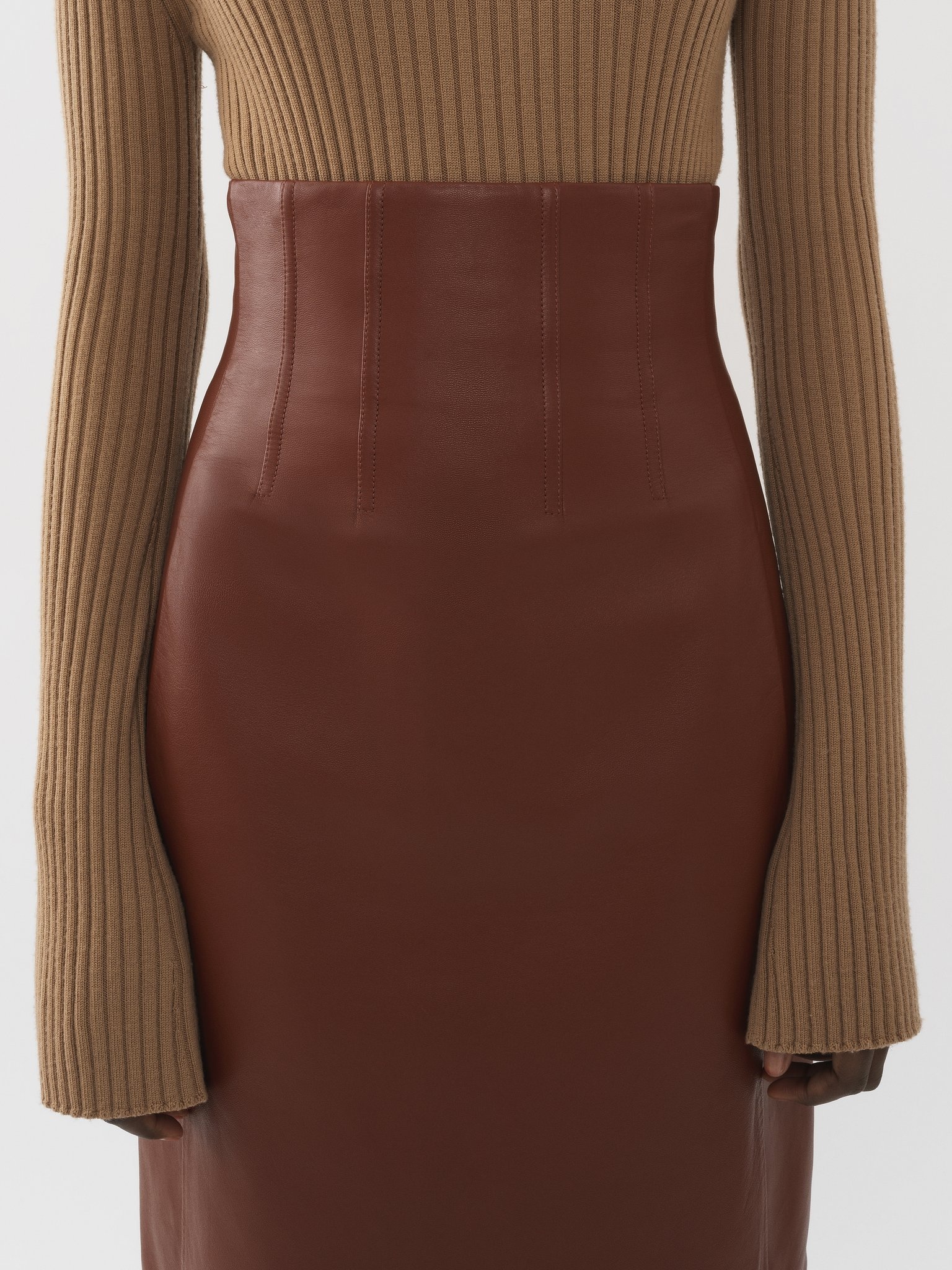 HIGH-WAISTED SKIRT - 5