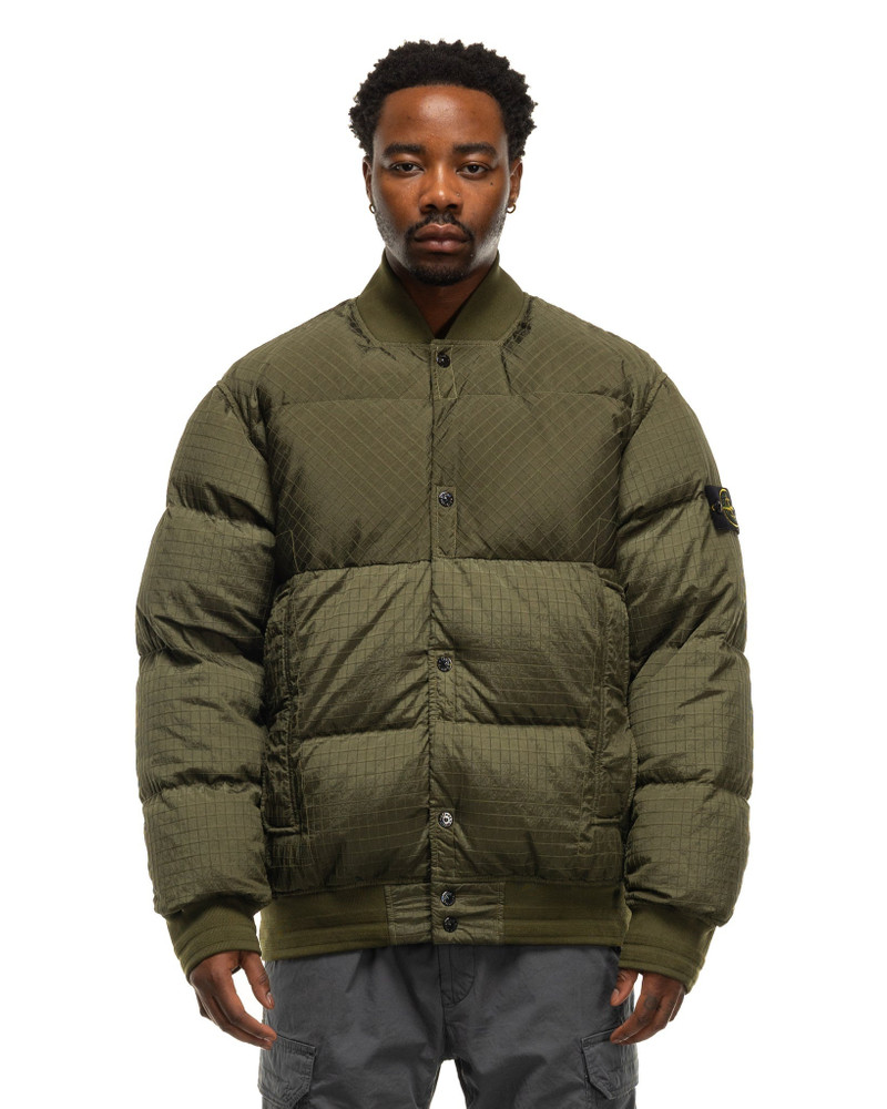 Macro Ripstop Nylon Metal In Econyl Regenerated Nylon Down-TC Jacket Olive 3