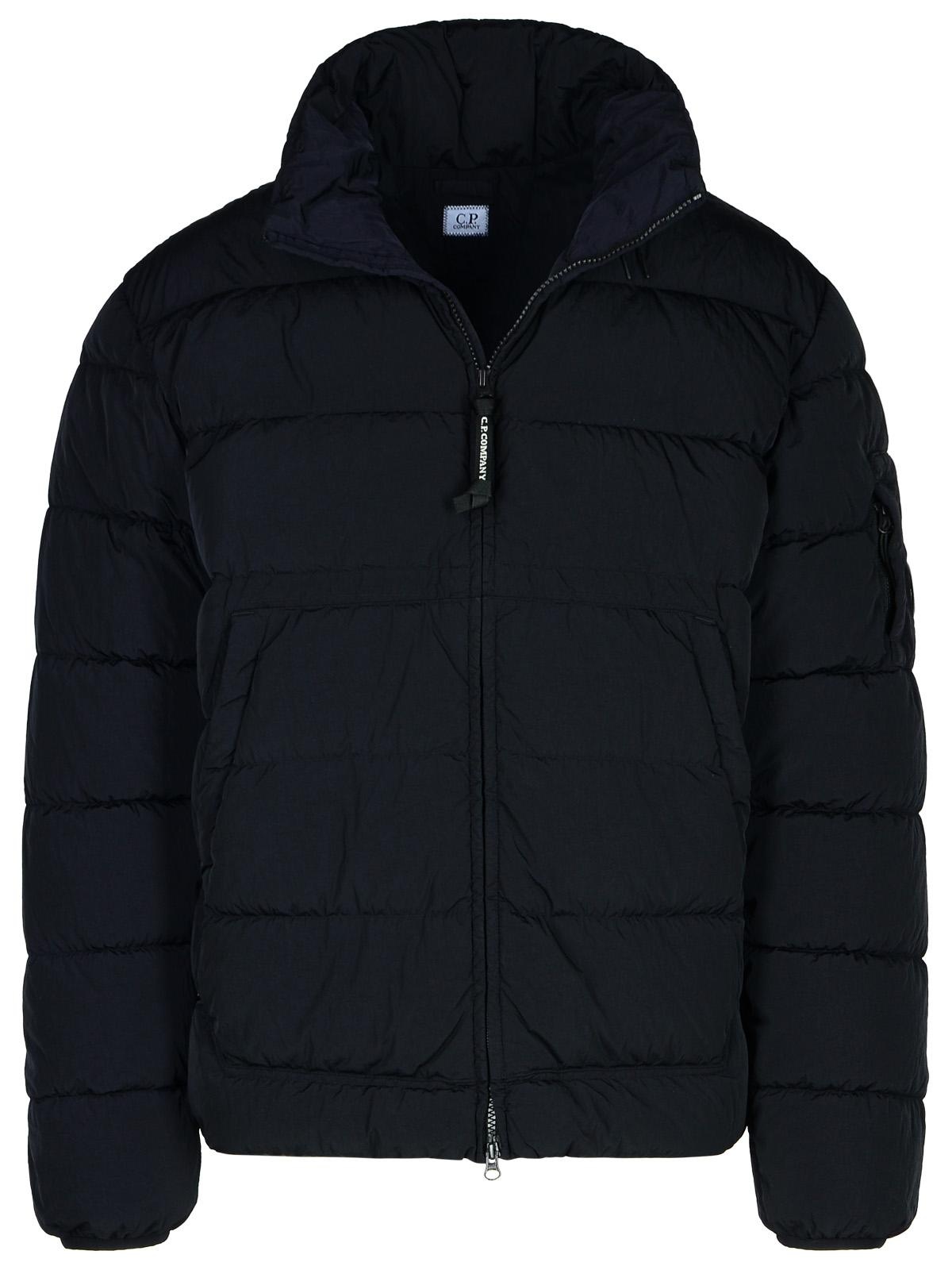 C.P. Company Blue Polyamide Down Jacket Man - 1