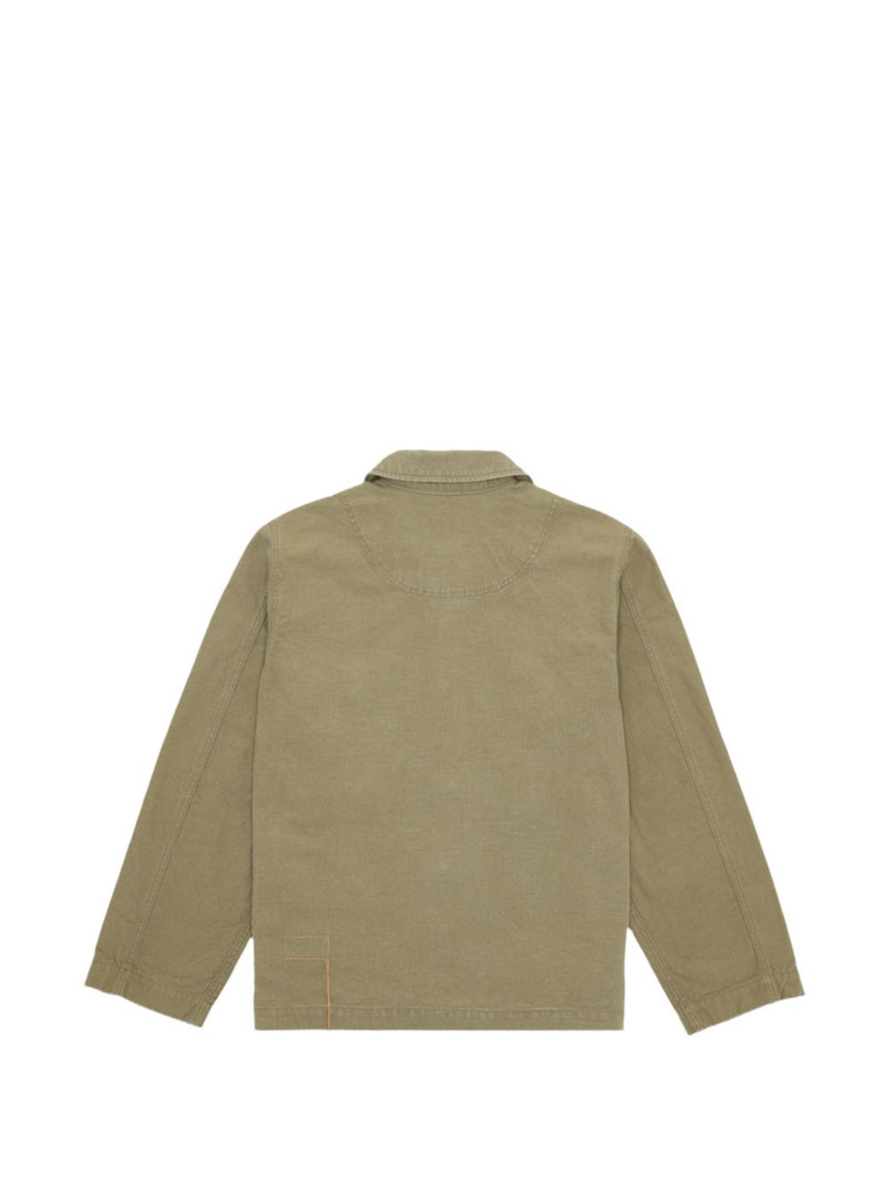 FORTELA Richard button front-pocket overshirt outlook