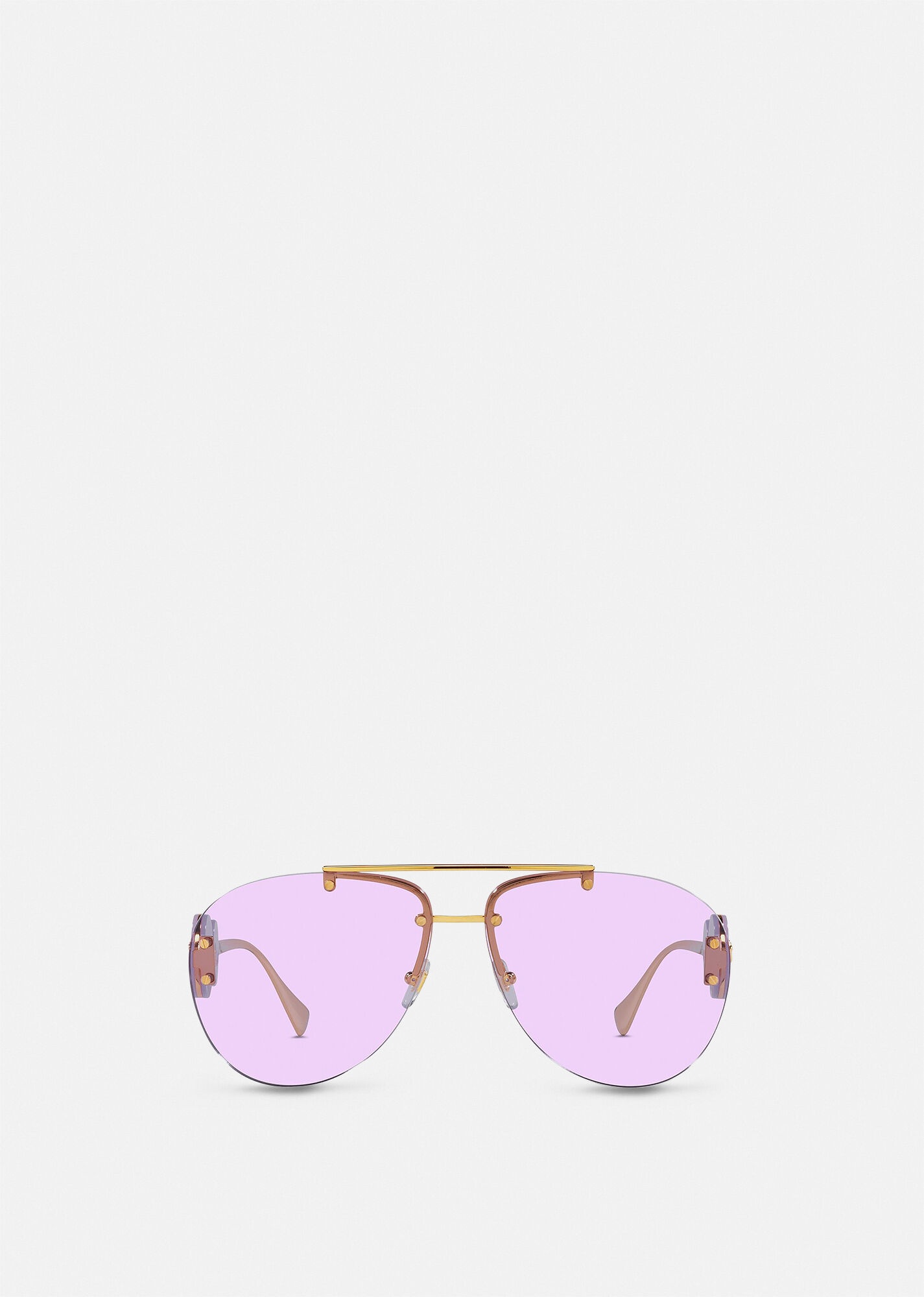Double Medusa Aviator Sunglasses - 2