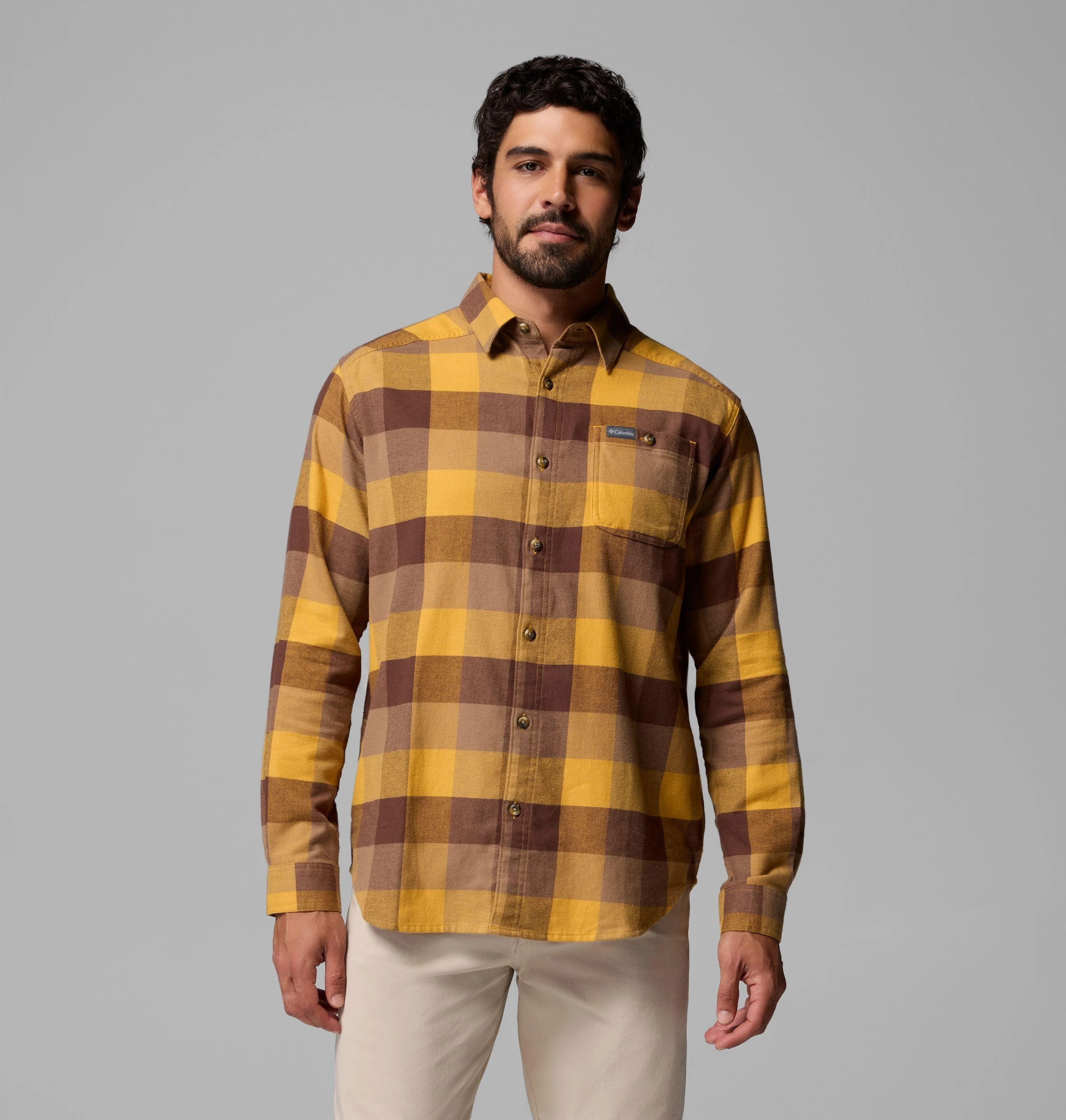 Men's Cornell Woods Flannel Long Sleeve Shirt - 1