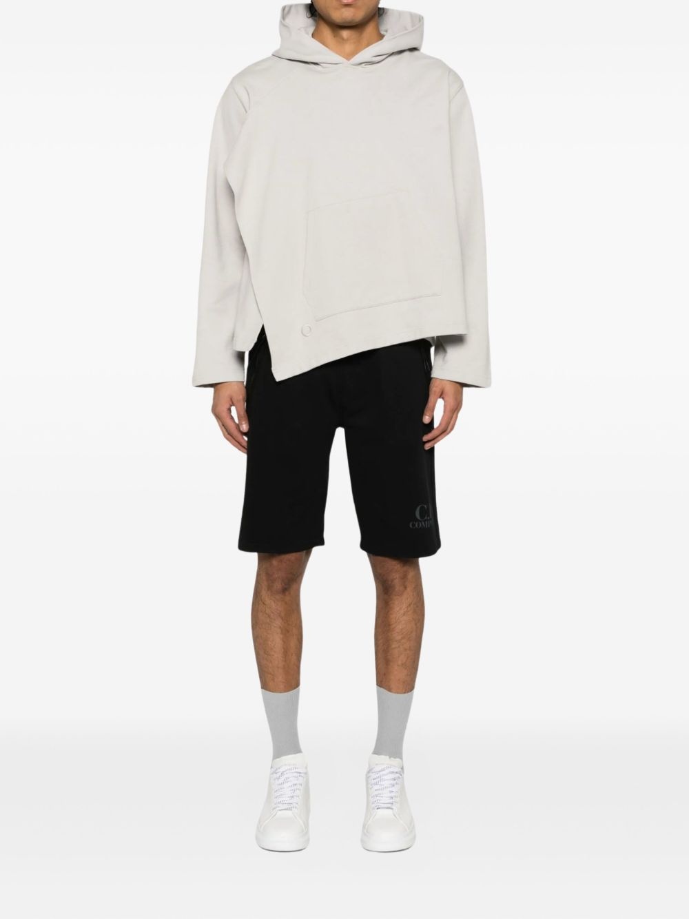 cotton fleece shorts - 2