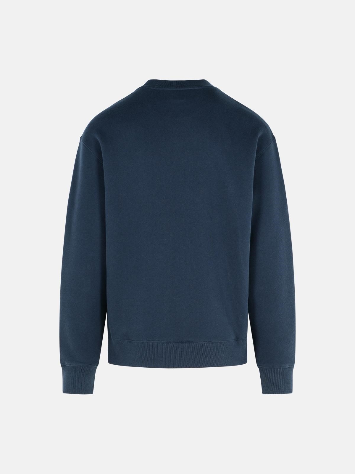 NAVY COTTON SWEATSHIRT - 3