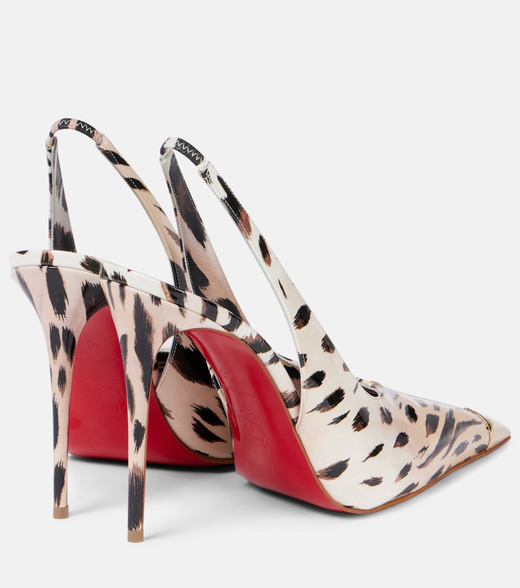 Katissima patent leather slingback pumps - 2