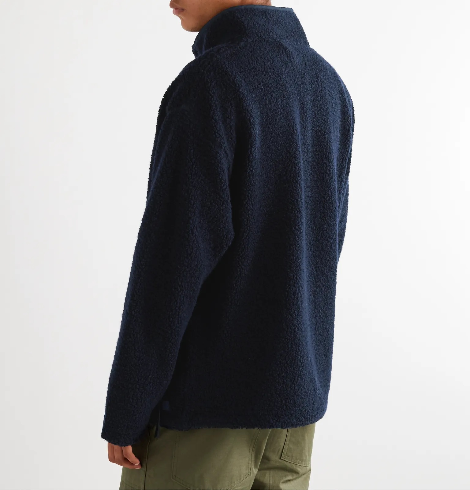 Wool-Blend Fleece Jacket - 4