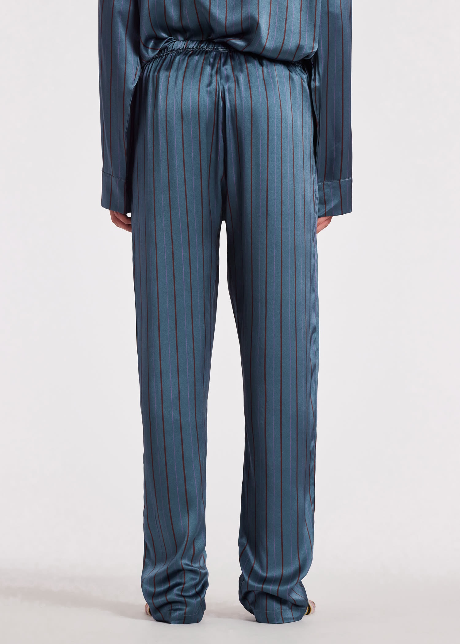 Silk Stripe Pyjamas - 9