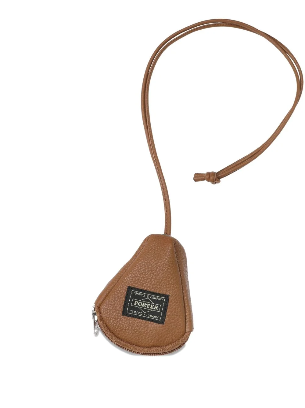 pear-shaped zip keyring - 1