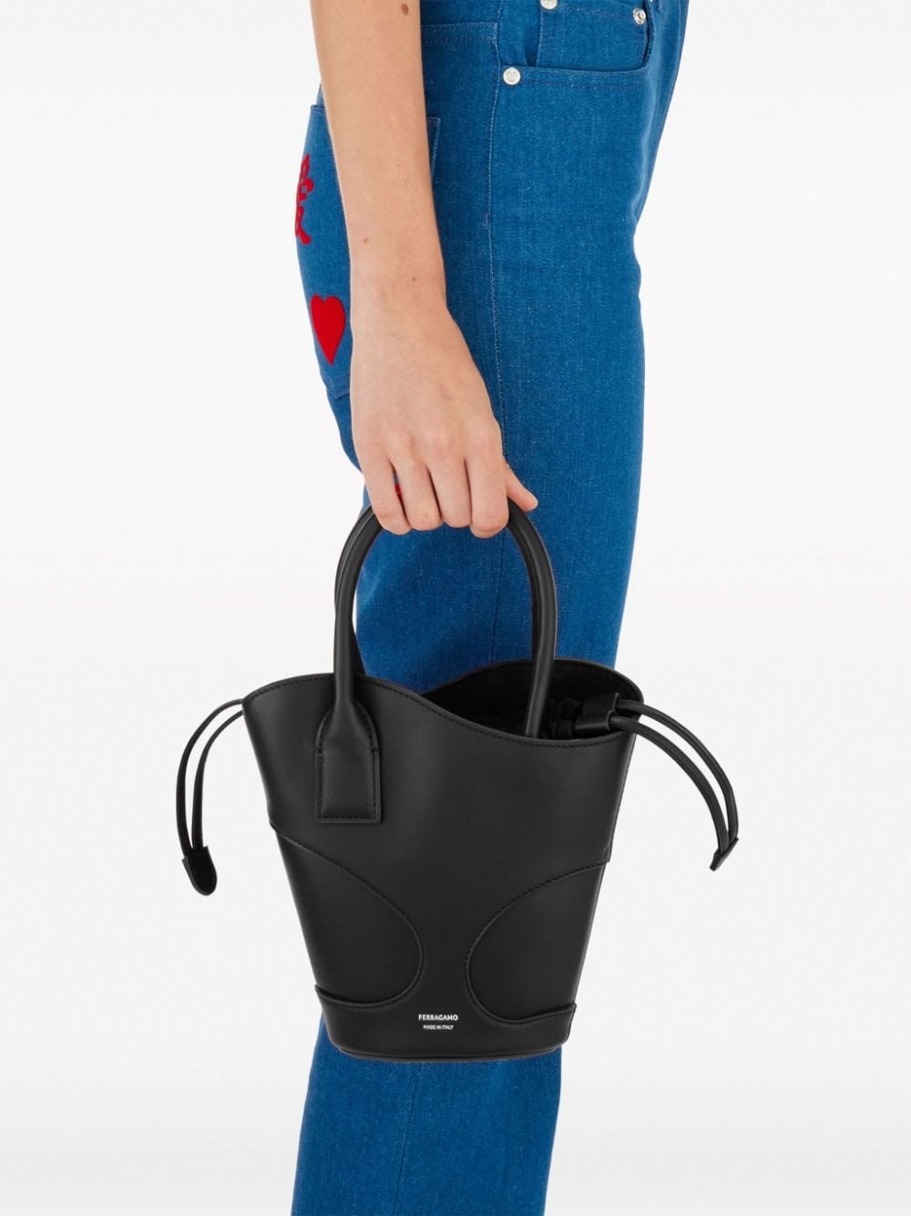 logo-print cut-out tote bag - 2