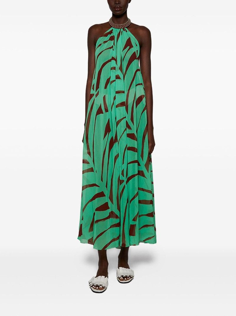 Johanna Ortiz abstract-print midi dress outlook