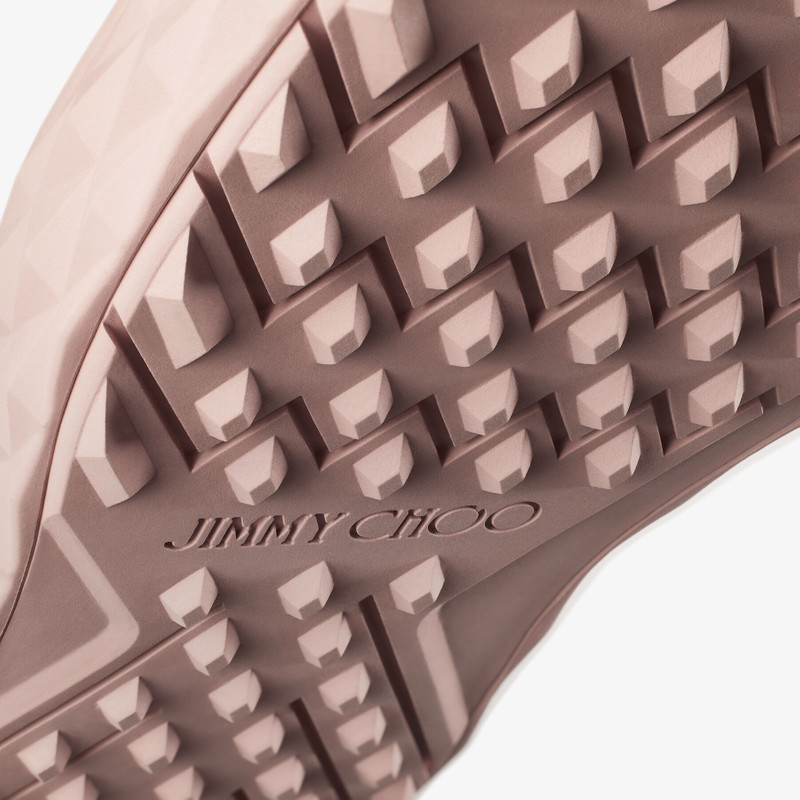 Jimmy Choo / Malbon Diamond Golf/F
Latte and Macaron Leather Trainers 6