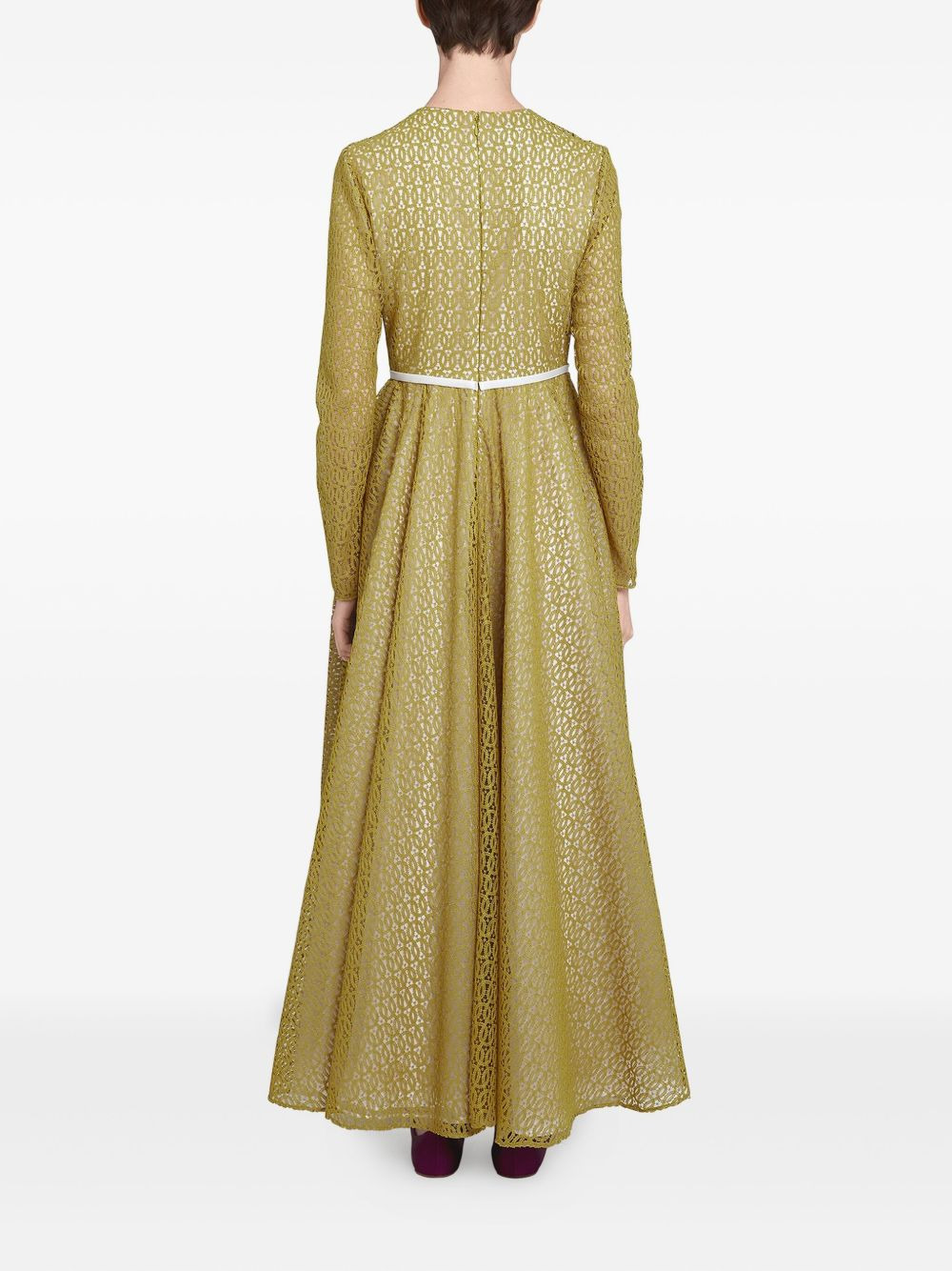 long macramé lace dress - 5