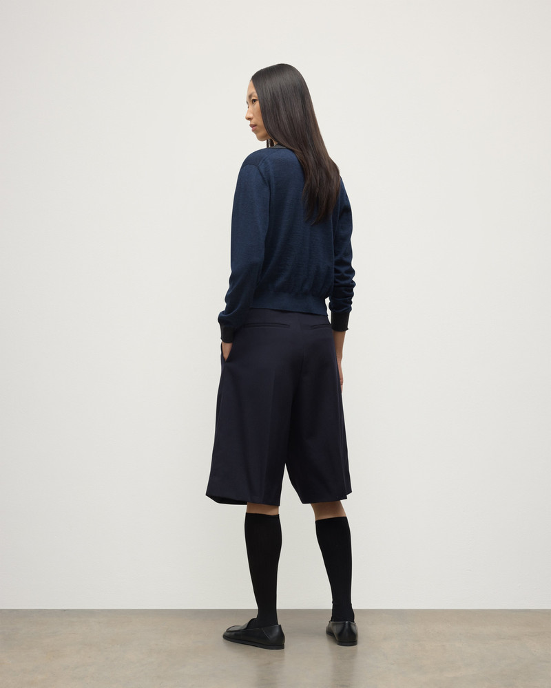 Dee Navy & Grey Superfine Cashmere Shirt 5