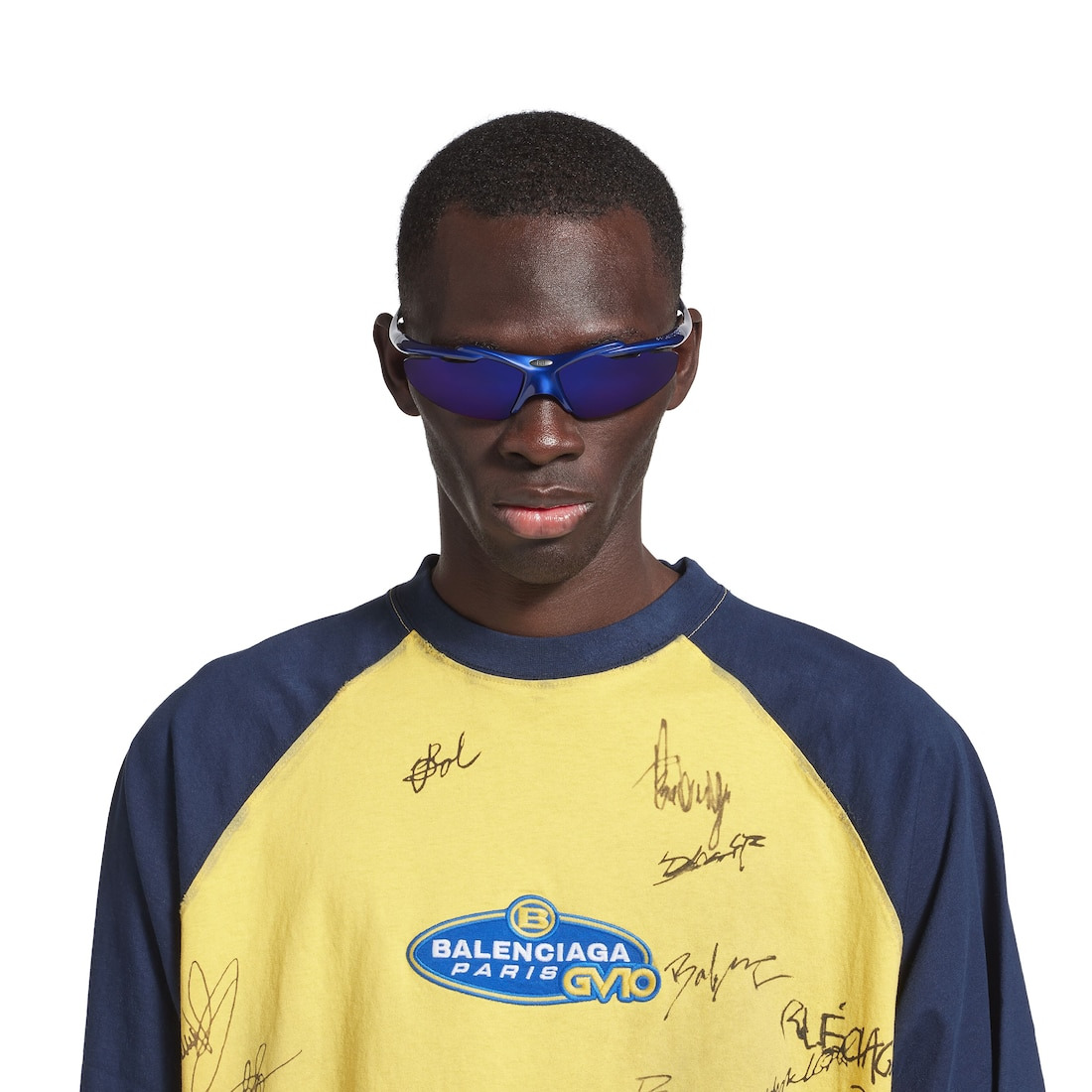 Turbo D-frame Sunglasses in Blue - 6