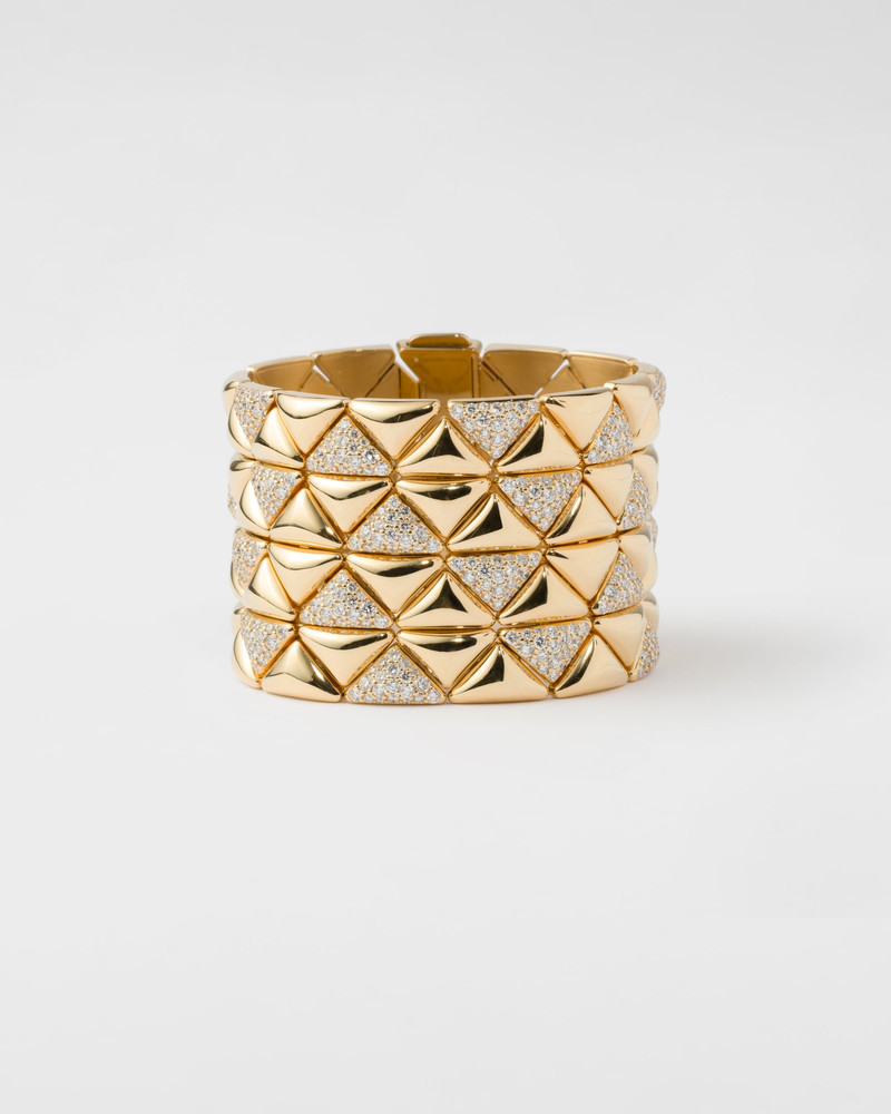 Eternal Gold bracelet - yellow gold and diamonds 1