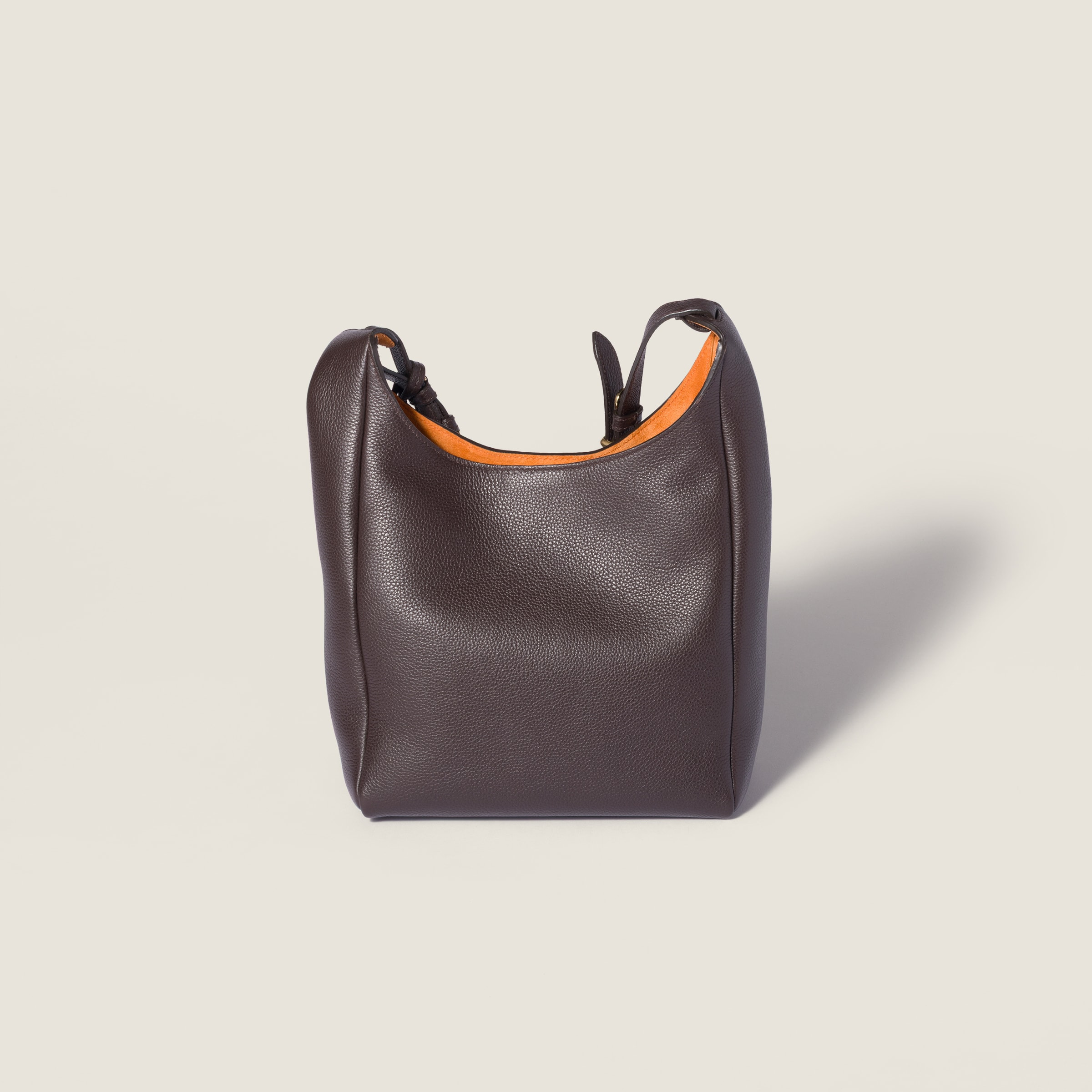 Leather bucket bag - 3