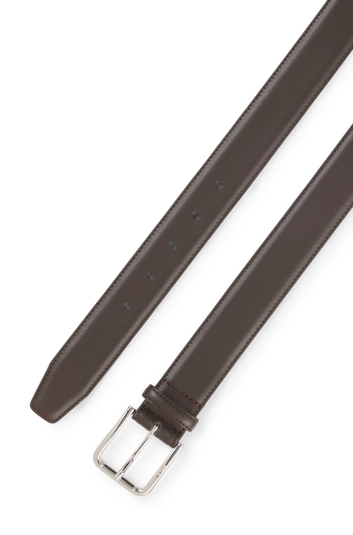 ITALIAN-LEATHER BELT WITH PIN BUCKLE - 3