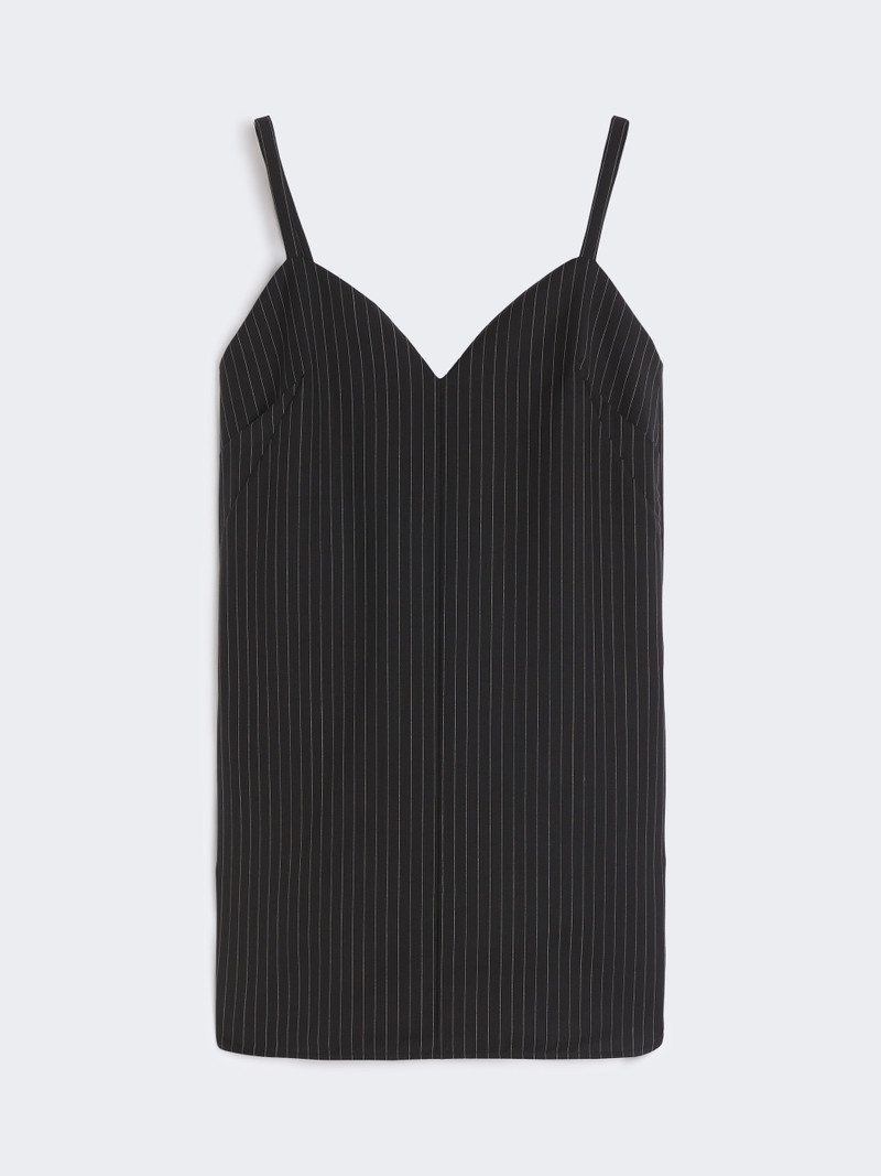 ELAM Pinstripe woollen cloth dress 1