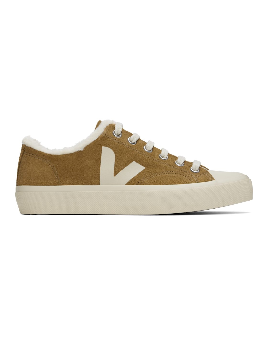 Brown Wata II Low Winter Suede Sneakers - 1