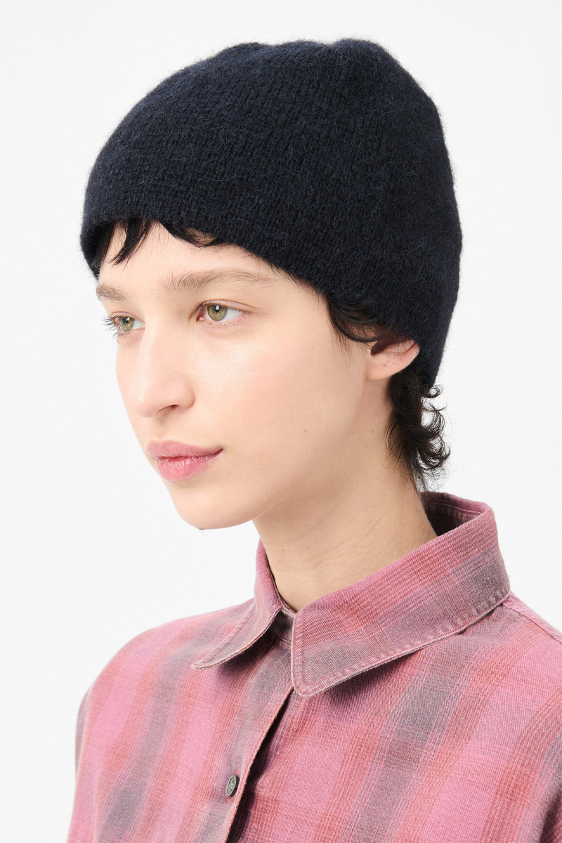 Our Legacy Our Legacy Beanie Black Fuzzy Alpaca outlook