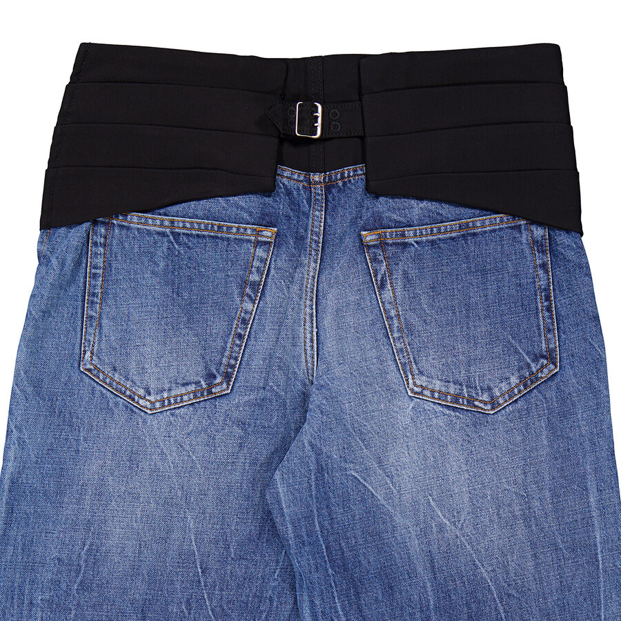 Stella McCartney Tuxedo-Inspired Denim Jeans - 5