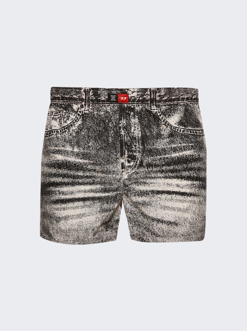 X Savage X Fenty Trompe Denim Boxers Dark Grey - 1