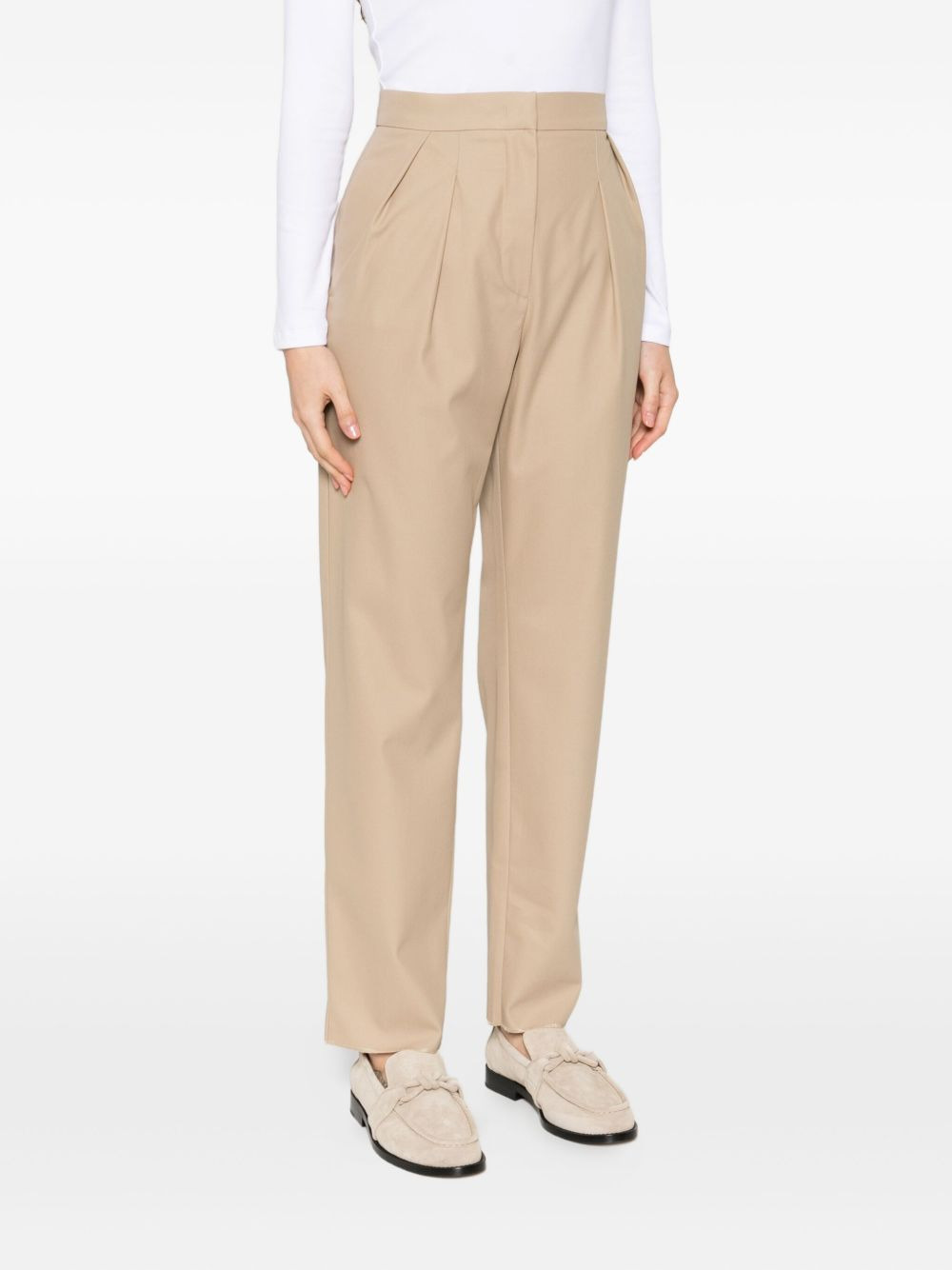 Dede pleated raw-edge trousers - 3