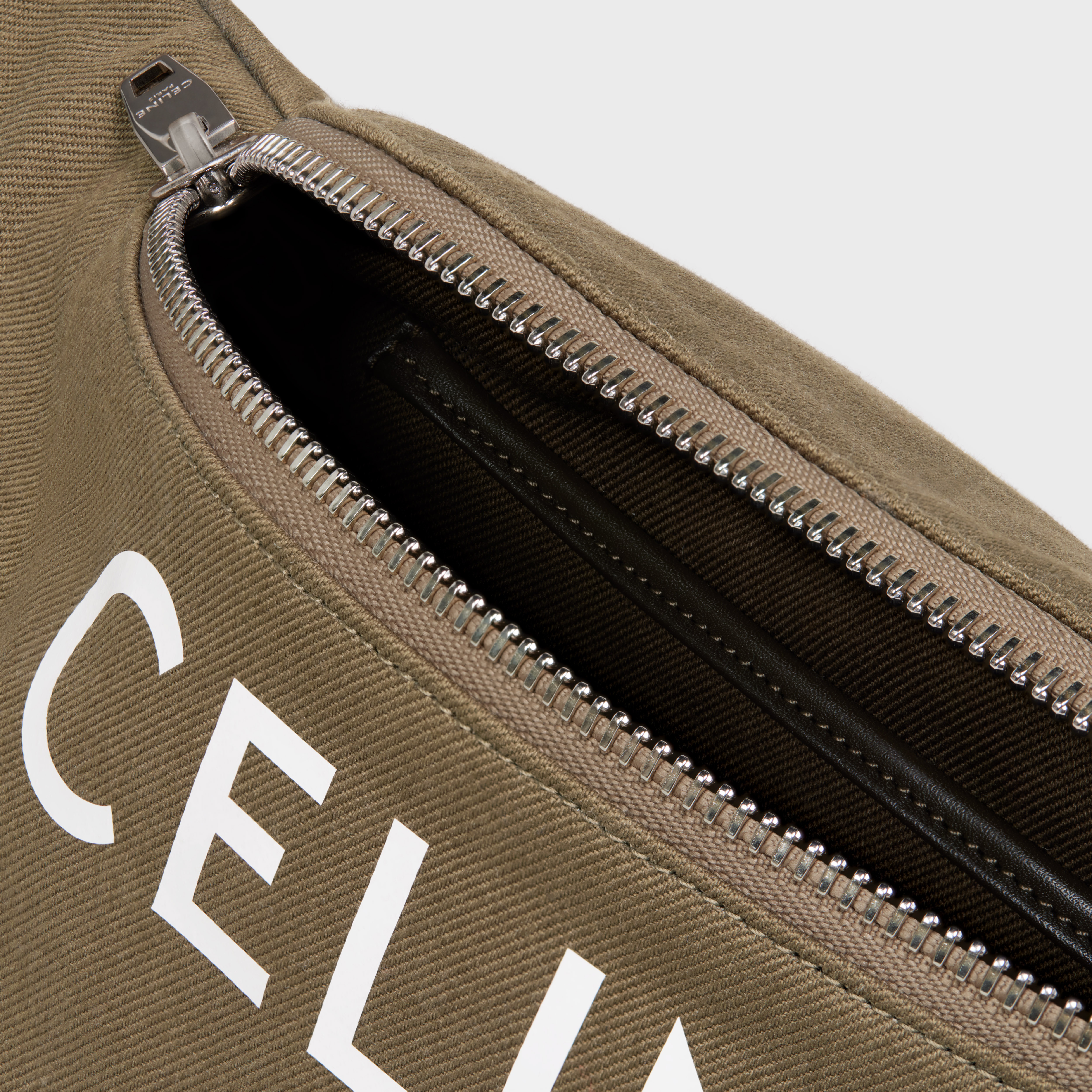 Belt Bag Messenger in Cotton gabardine with Celine Print - 4