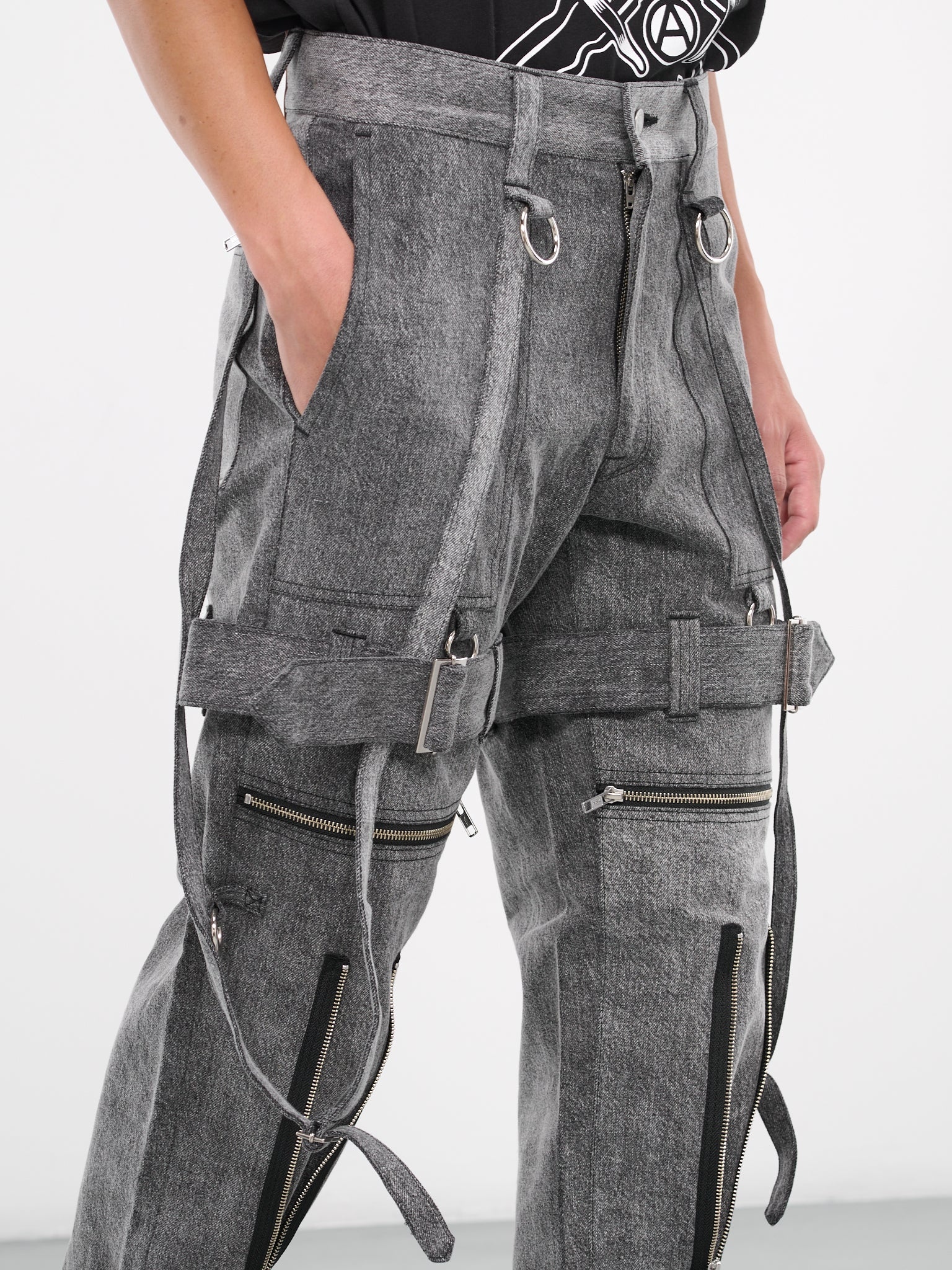 Chemical Denim Pants - 5