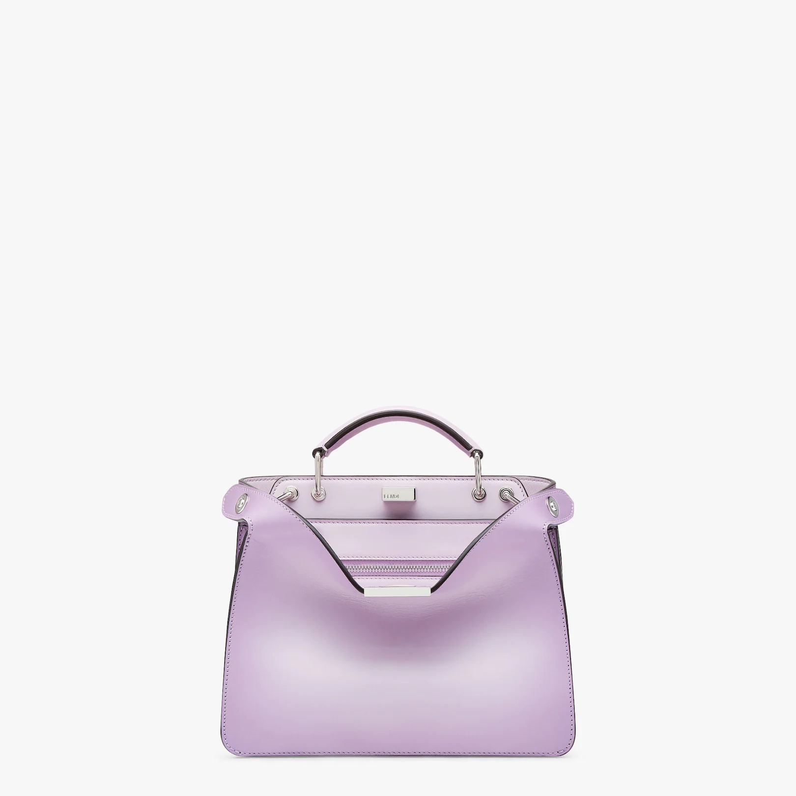 Lilac leather bag - 1