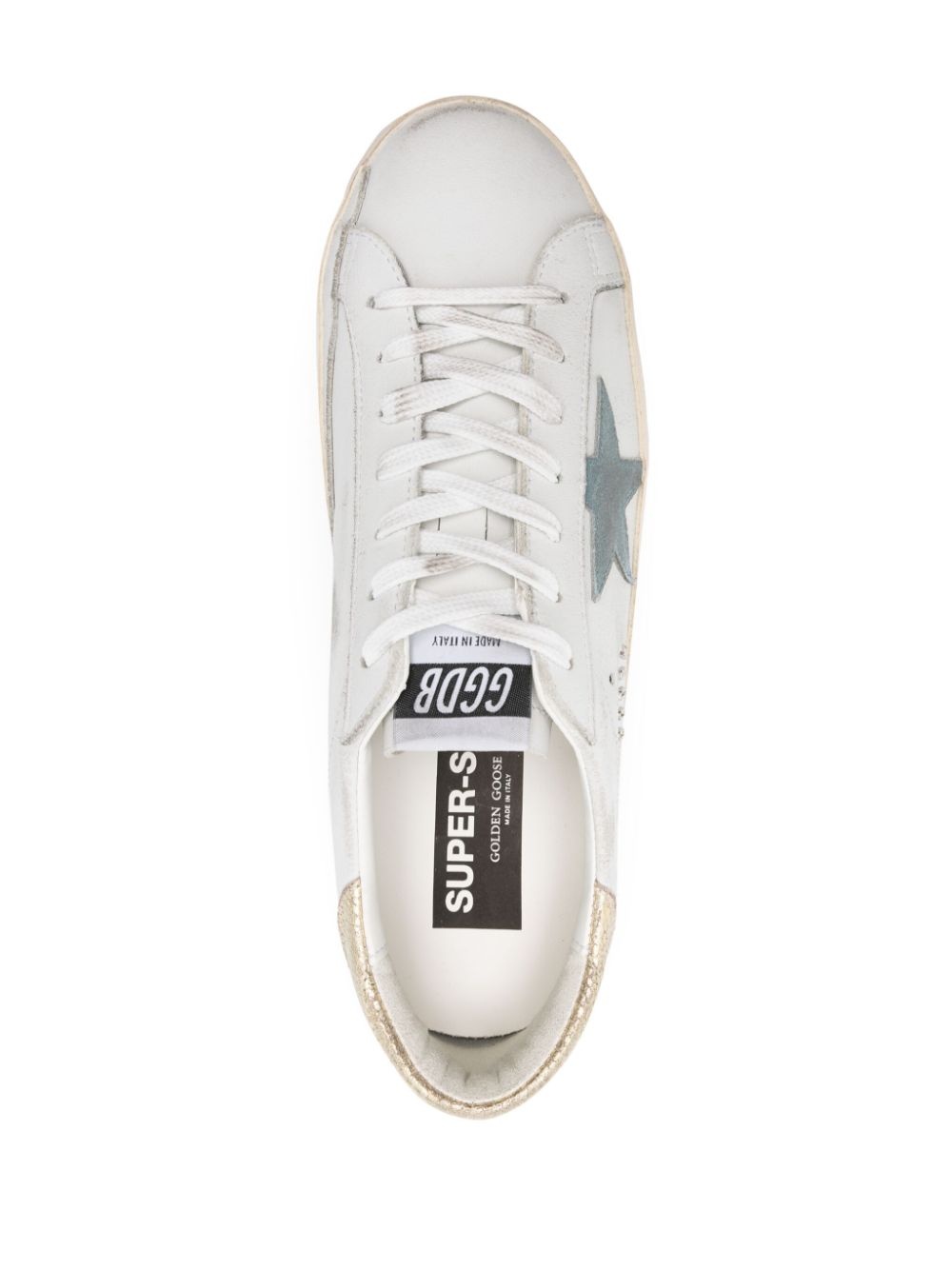 Super Star metallic-trim sneakers - 4