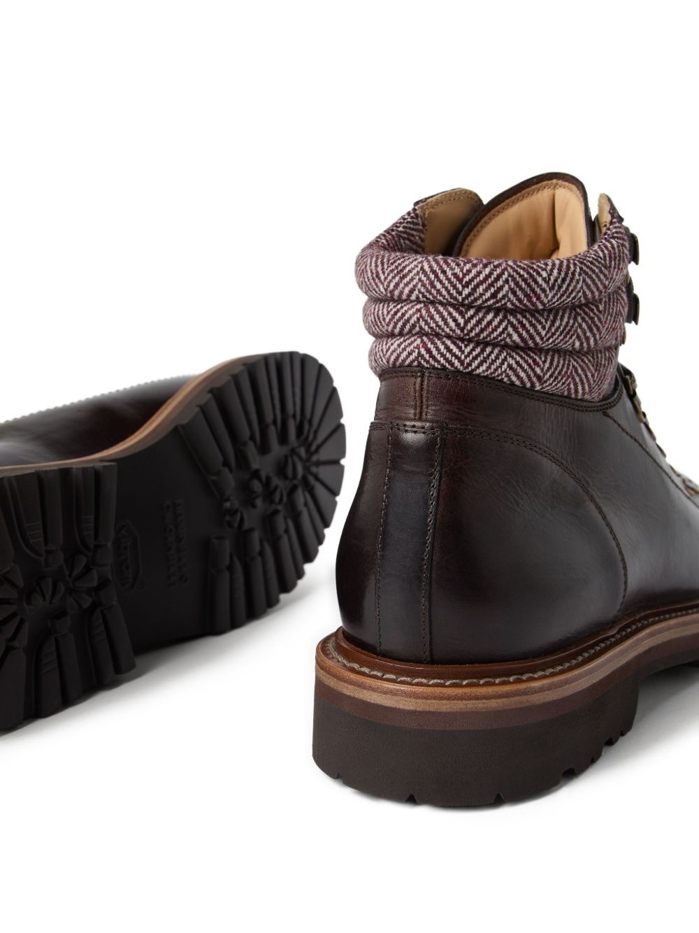 lace-up hiking boots - 4