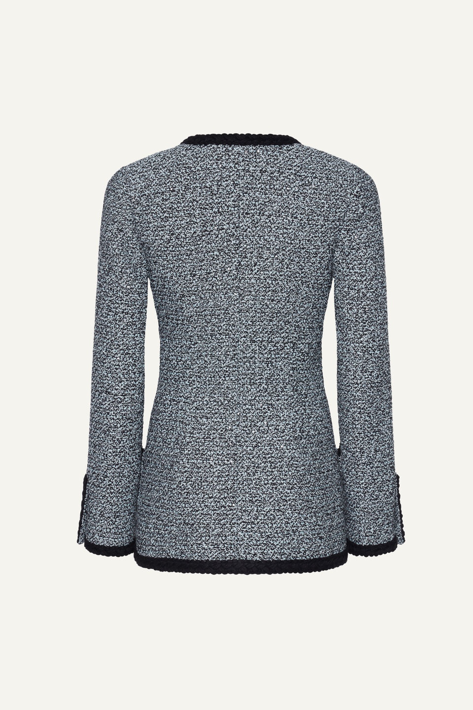 SEQUIN TWEED DOUBLE BREASTED JACKET - 2