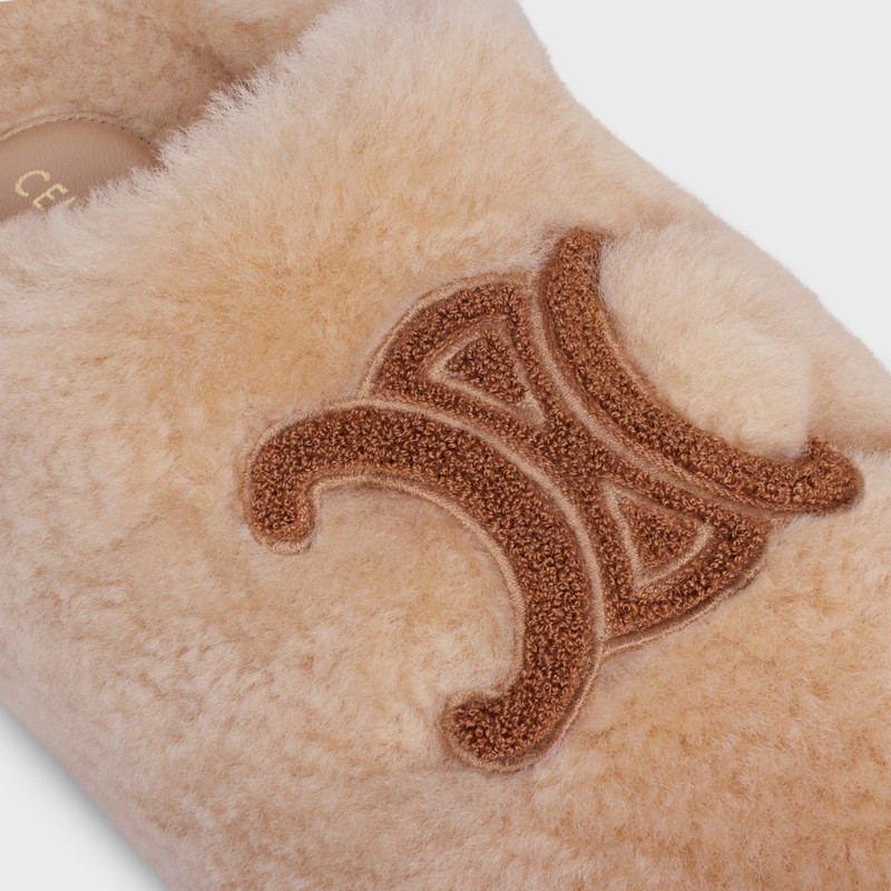 CELINE FUR MULE in SHEARLING 4