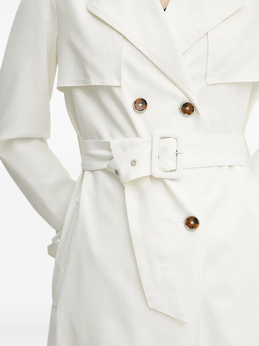 double-breasted trench coat - 5