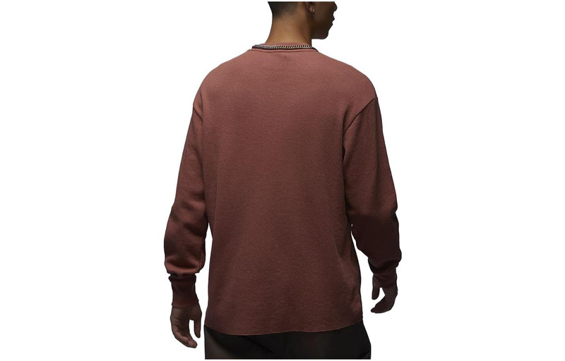 Jordan Air Jordan ESSENTIALS Knitted Top 'Burnt Orange' FD7462-810 outlook