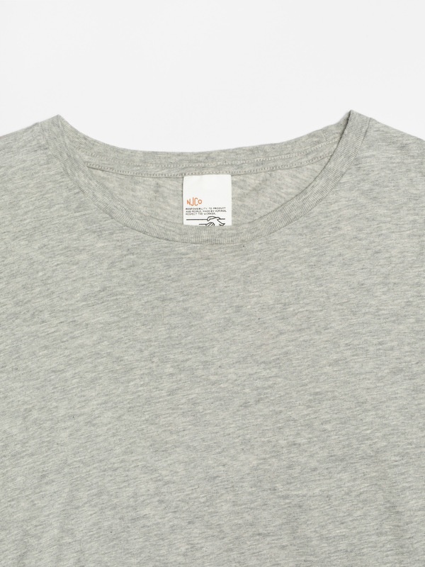 Roffe Melange T-Shirt Greymelange - 5