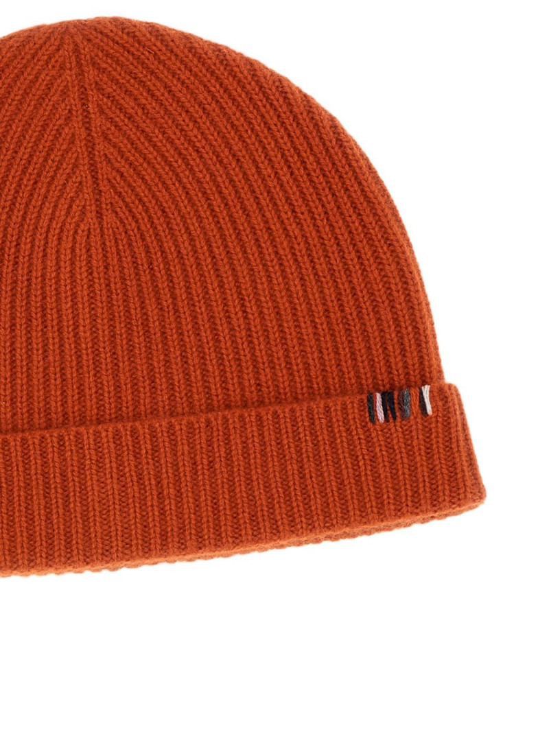 extreme cashmere ribbed cashmere beanie outlook