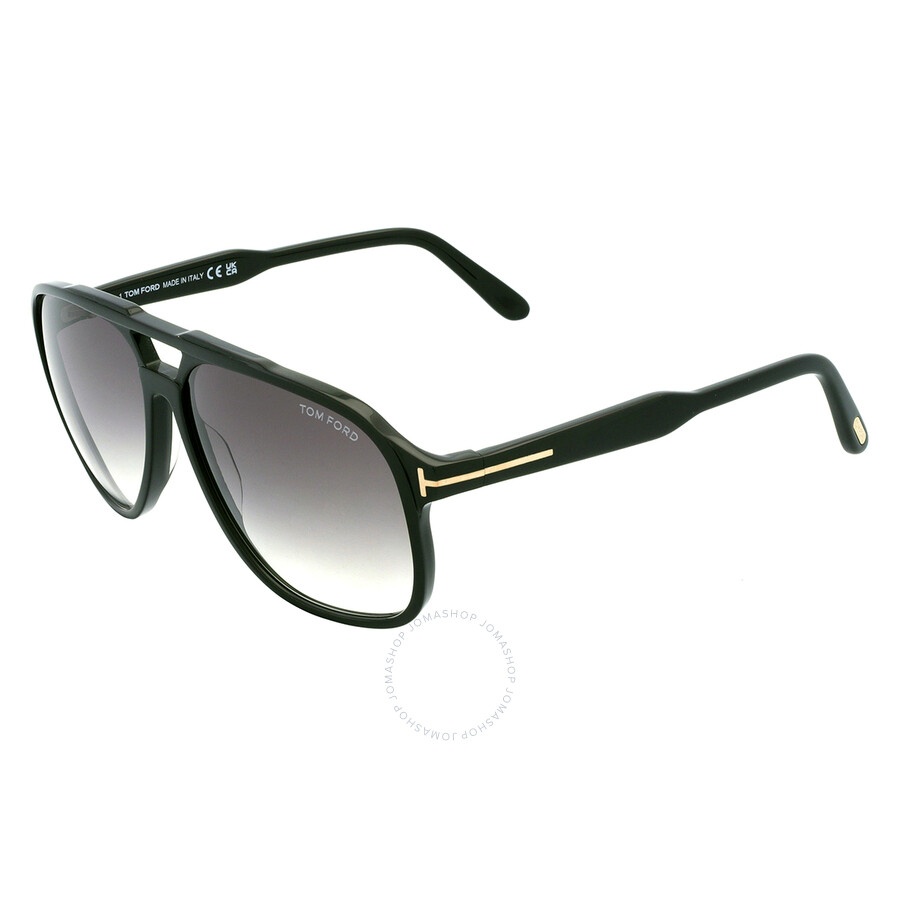 Tom Ford Raoul Smoke Gradient Navigator Men's Sunglasses FT0753 01B 62 - 3