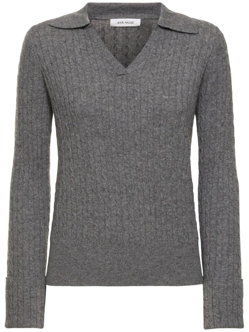 Gaia knitted cashmere sweater - 1