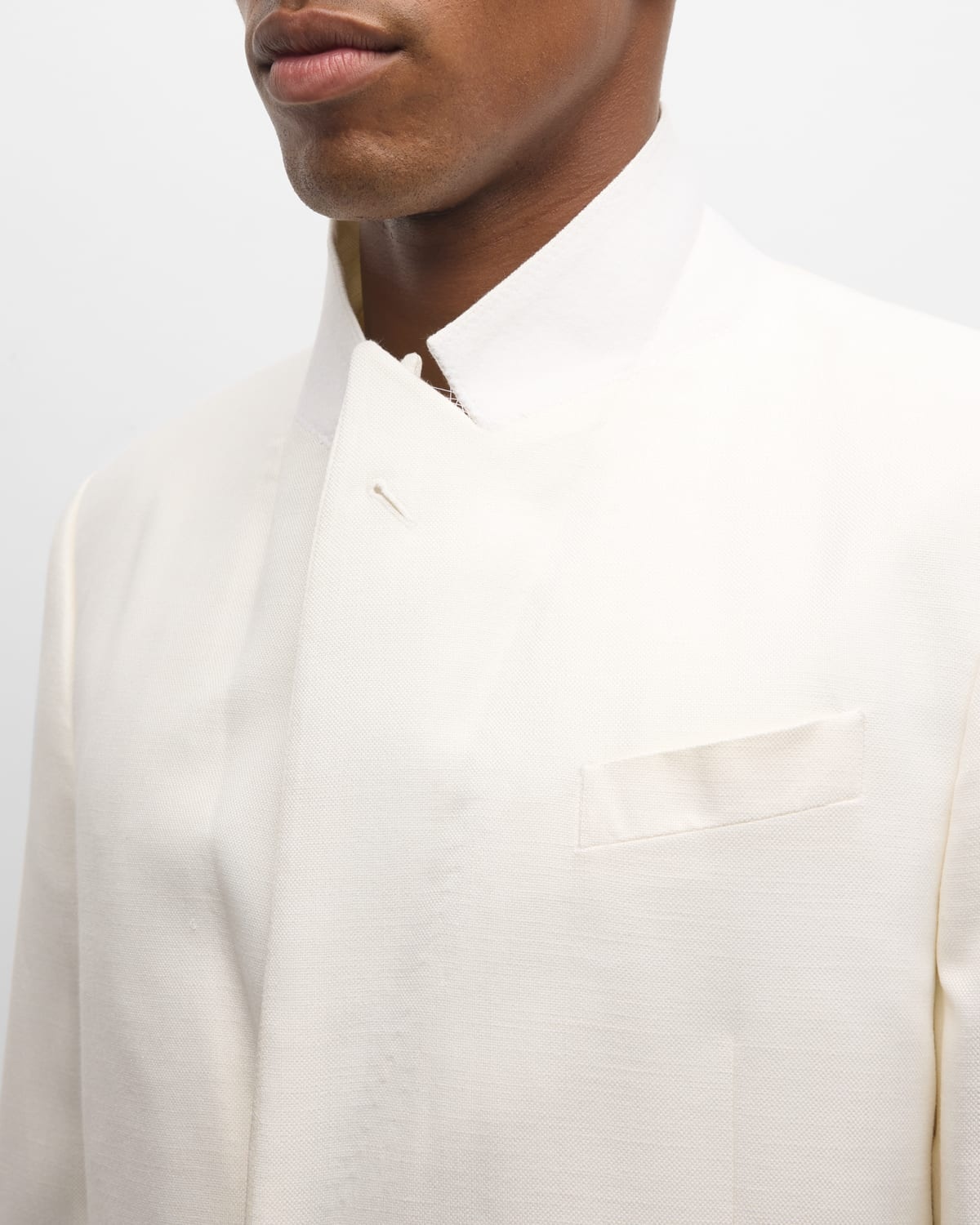 Men's Textured Solid Dinner Jacket - 6