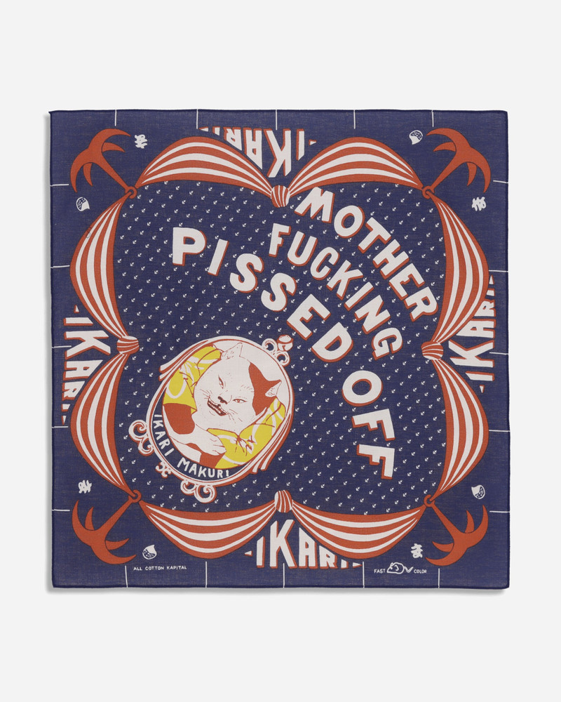 Kapital Color Bandana (Ikari Makuri) Navy outlook