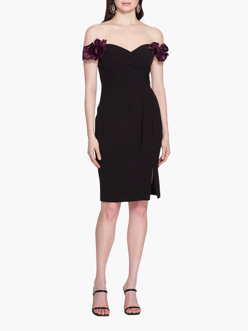 FLORAL DETAILED COCKTAIL MINI DRESS 1