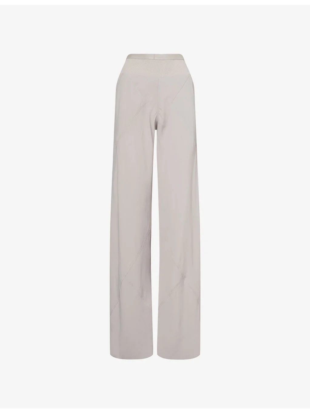 Bias Straight-Leg Woven Trousers - 1