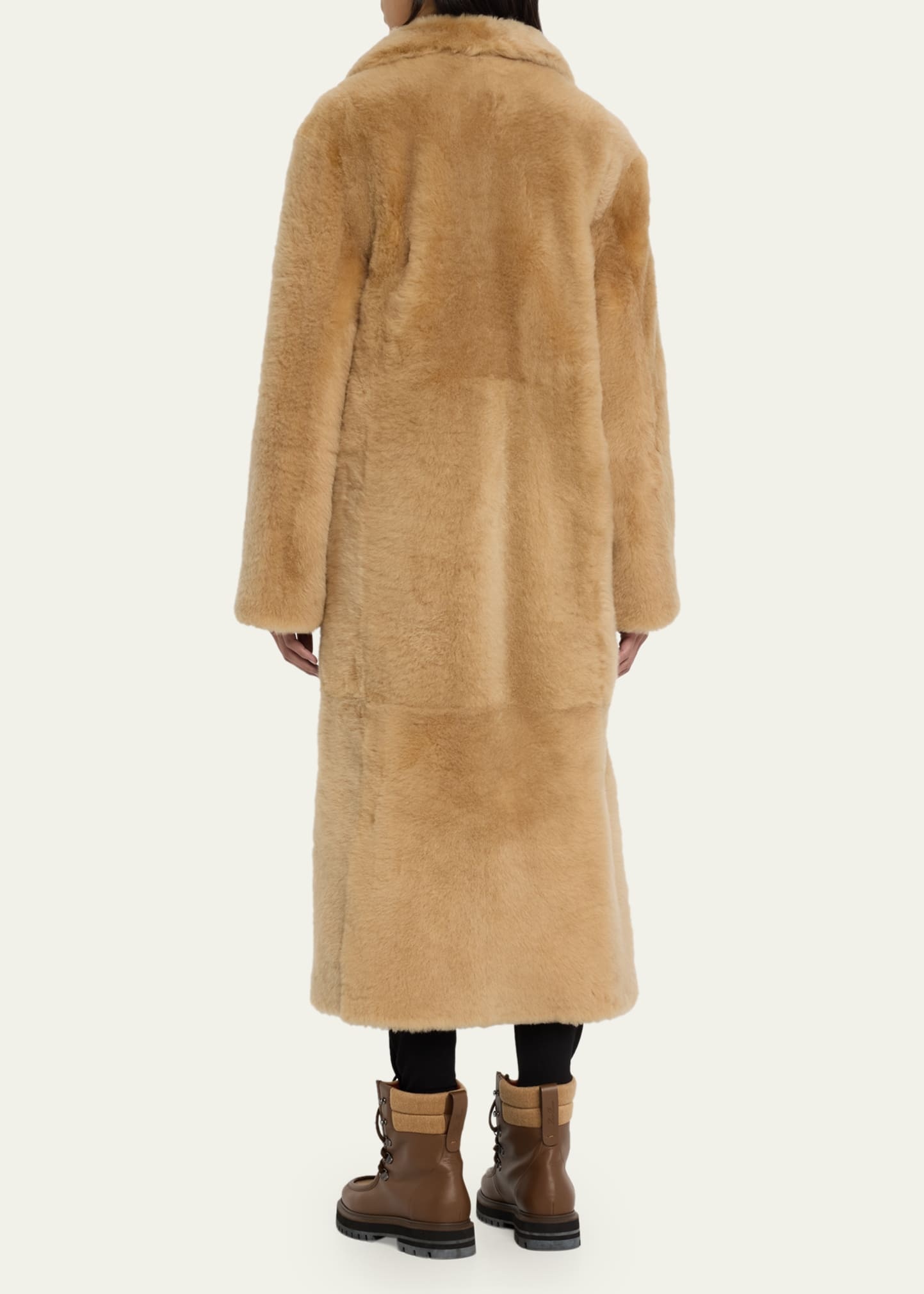 Mid Shearling Coat - 3