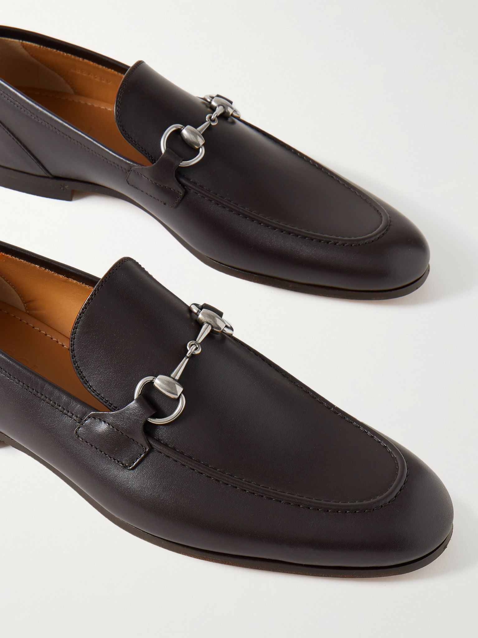 Jordaan Horsebit-Embellished Leather Loafers Dark brown - 5