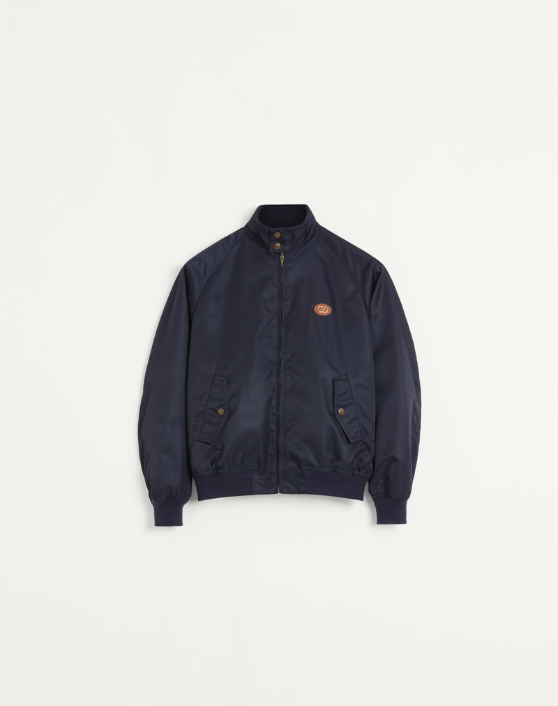 NYLON BLOUSON WITH VLOGO PATCH 1
