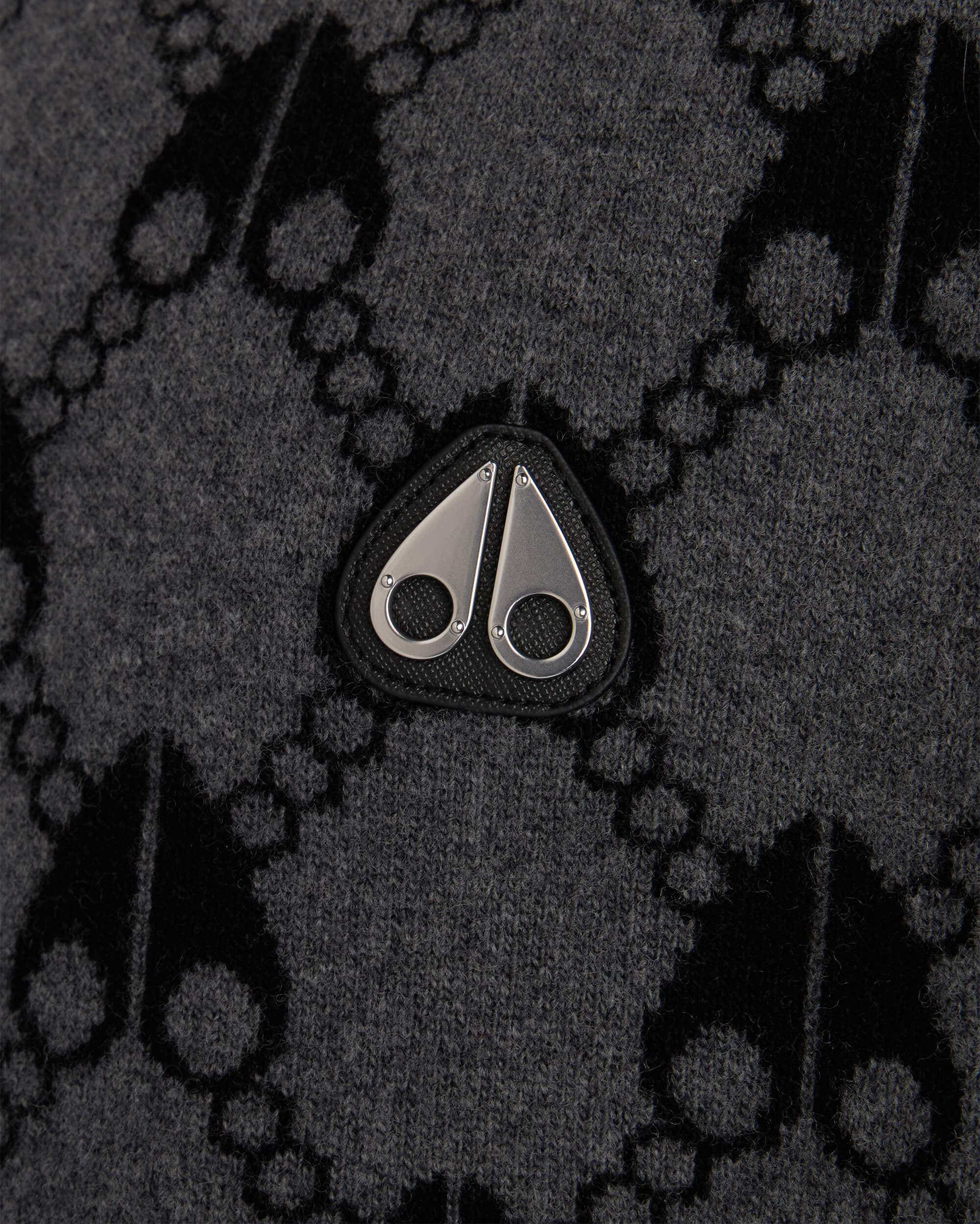 JOG FALLS CASHMERE-MERINO MONOGRAM HOODIE - 5